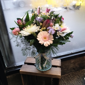 Soft Pastel Vase arrangement